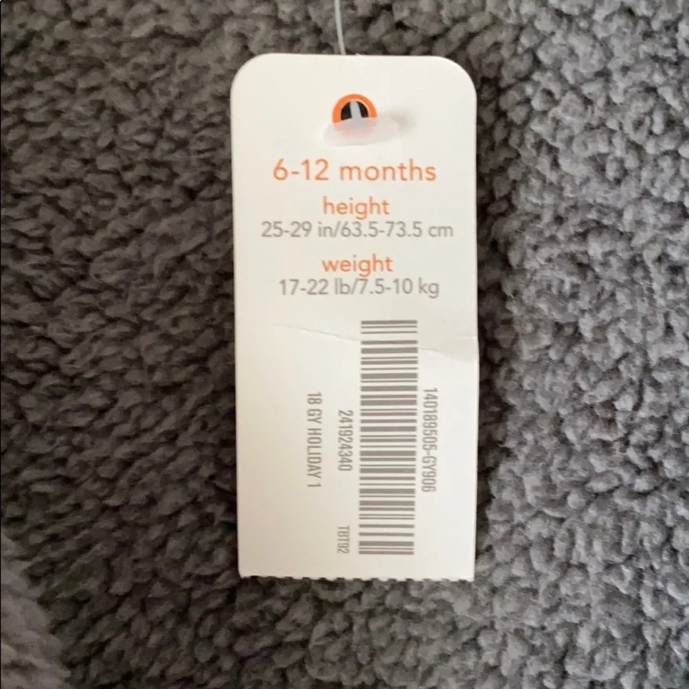 NWT Gymboree Sherpa style baby vest